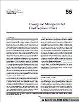 Ecology and Management of Giant Sequoia Groves-Volume II Chapter 55